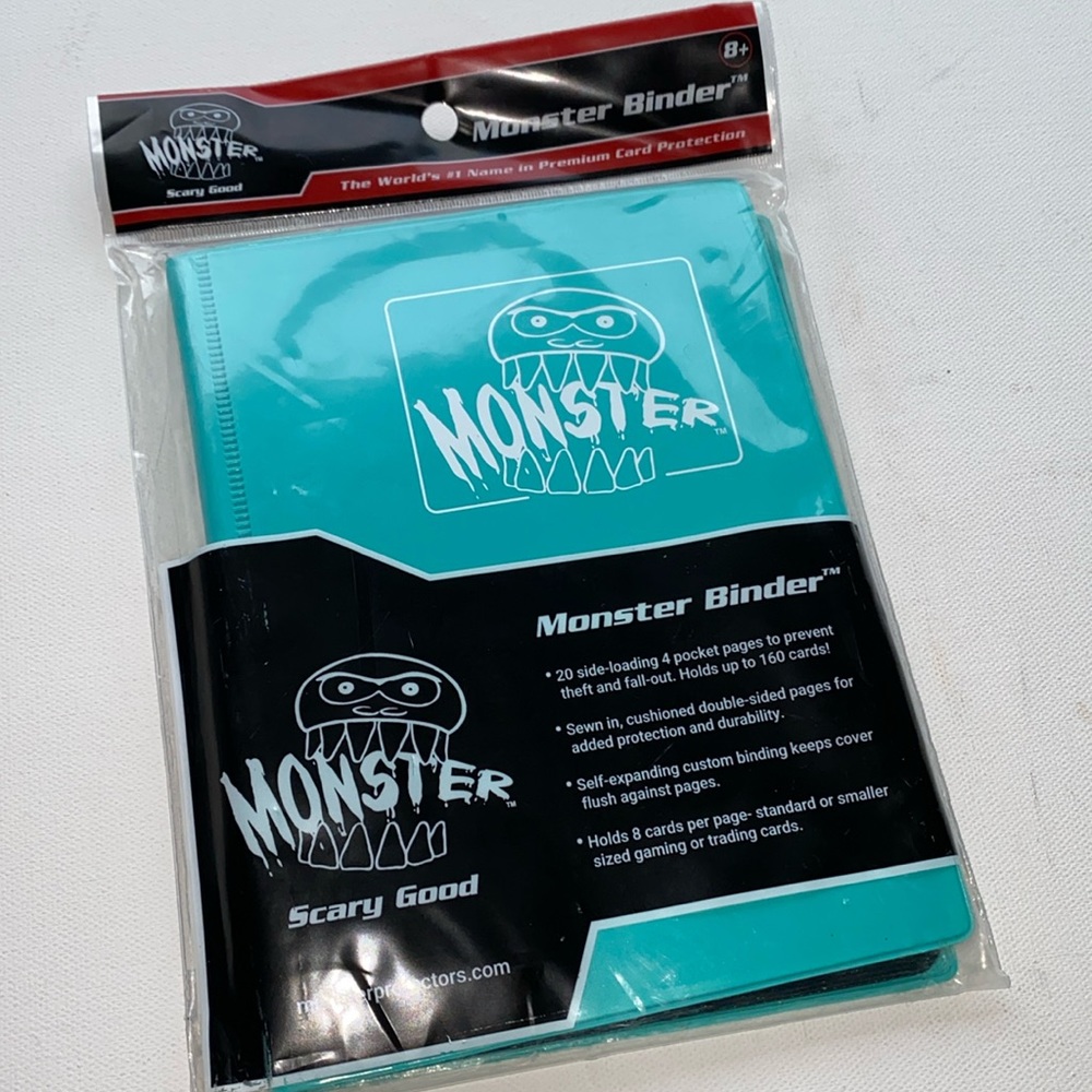 NWT Monster Trading Cards Binder
